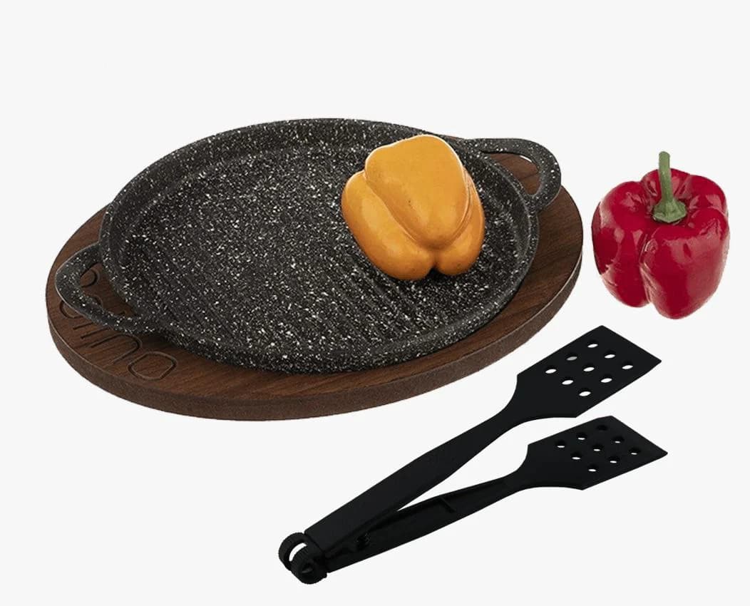 تابه گریل چدنی مدل Padella سایز 26 برند نالینو NALINO کد 0116