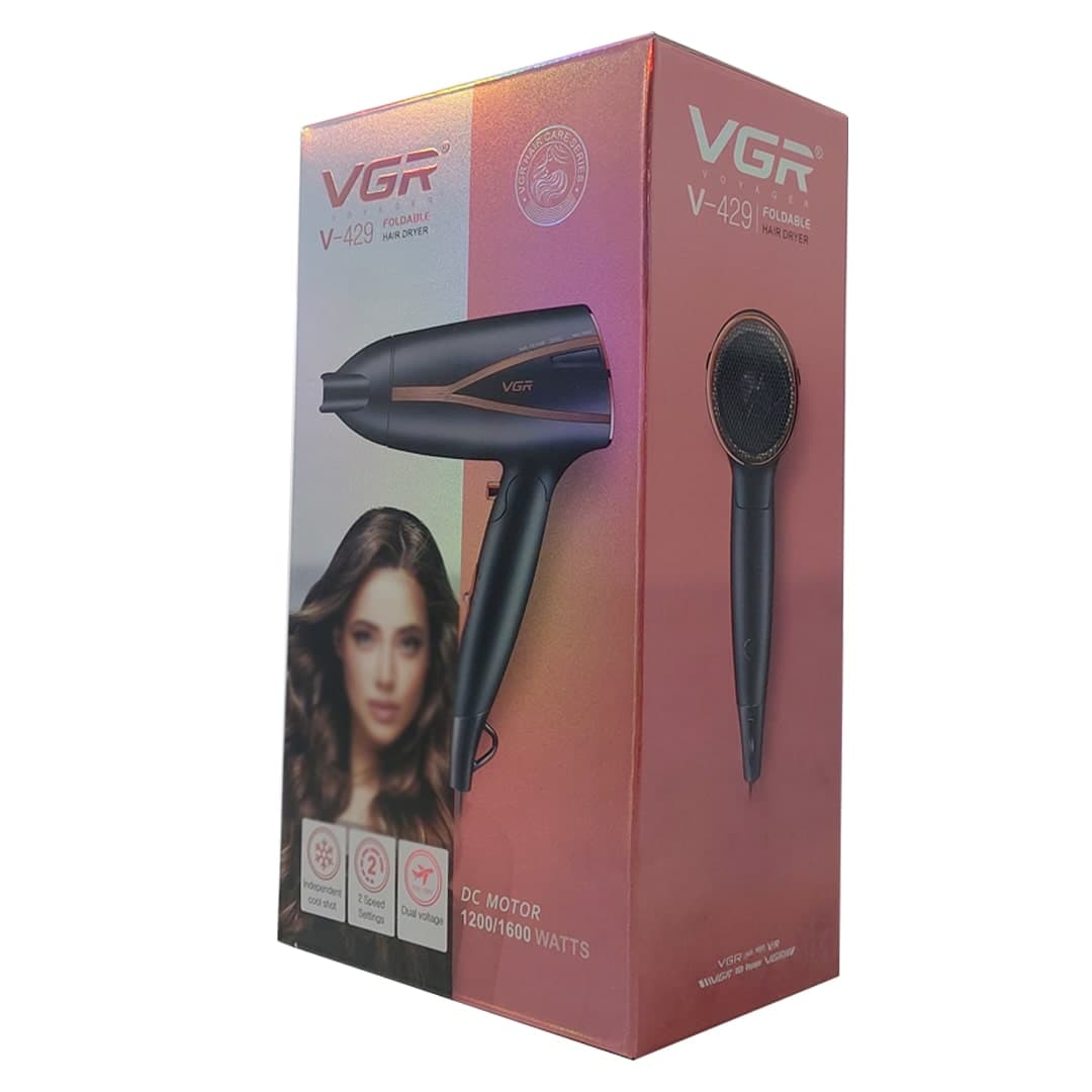 سشوار مسافرتی 1600 وات وی جی آر مدل V-429 — تصویر ۲
