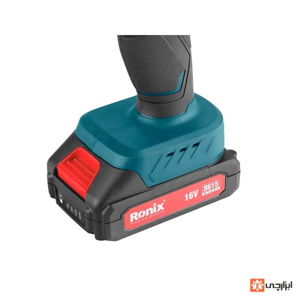 دریل پیچگوشتی شارژی 8615 رونیکس — تصویر ۳