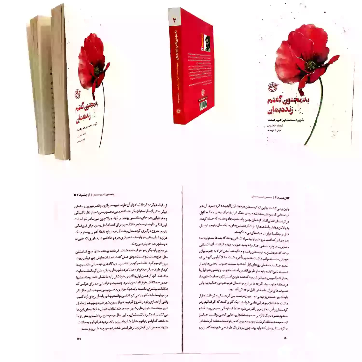 کتاب به مجنون گفتم زنده بمان شهید محمد ابراهیم همت-مجموعه کتاب از چشم ها3-روایت فتح کد 104078 — تصویر ۲