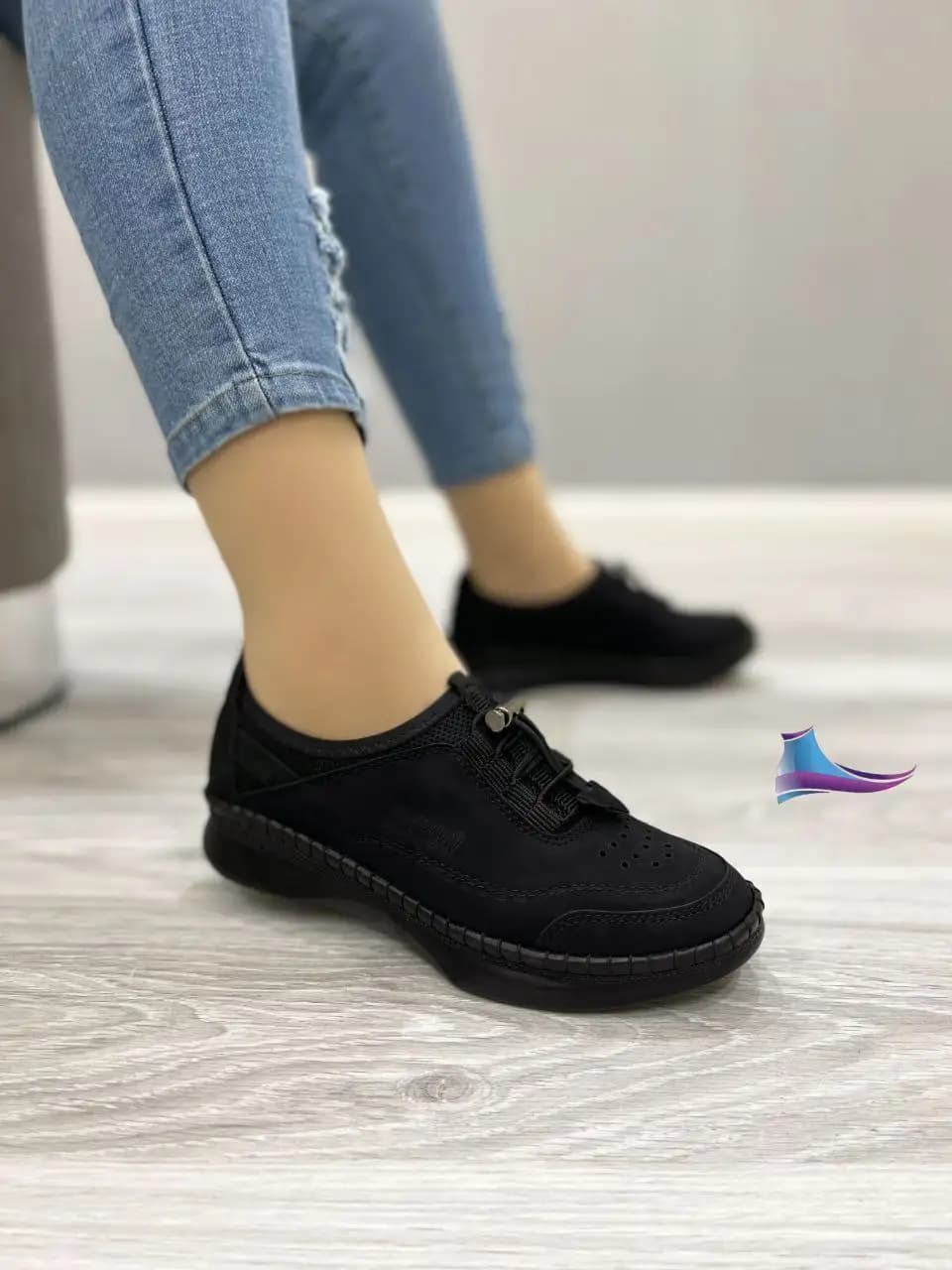 کفش طبی اصل تبریز (مشکی) کد 4621