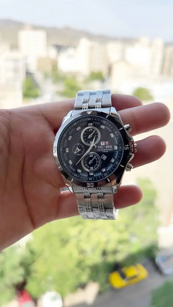 ساعت مچی شرکتی تیکارتو کد 4605 — تصویر ۳