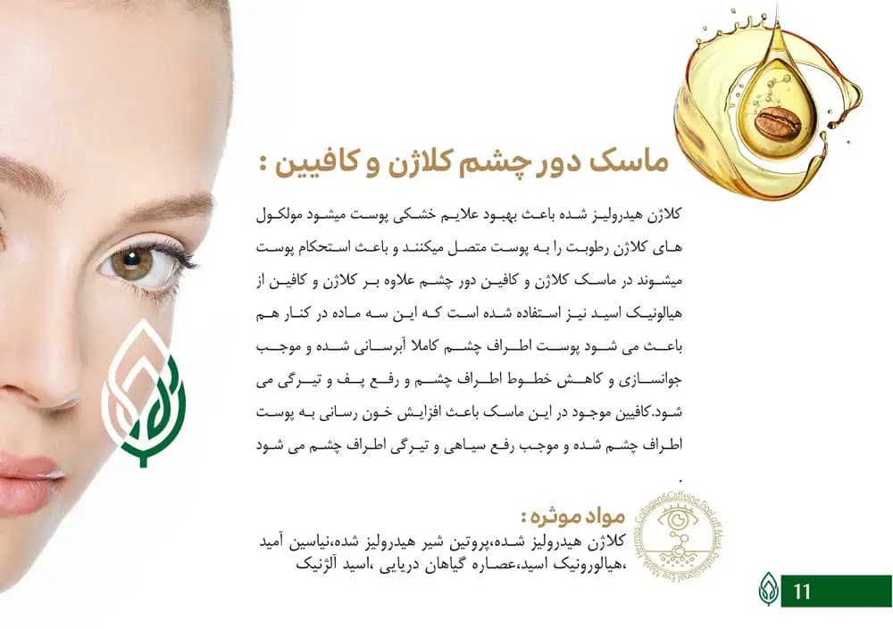 ماسک دور چشم کلاژن و کافیین هرموس 300 گرم — تصویر ۲