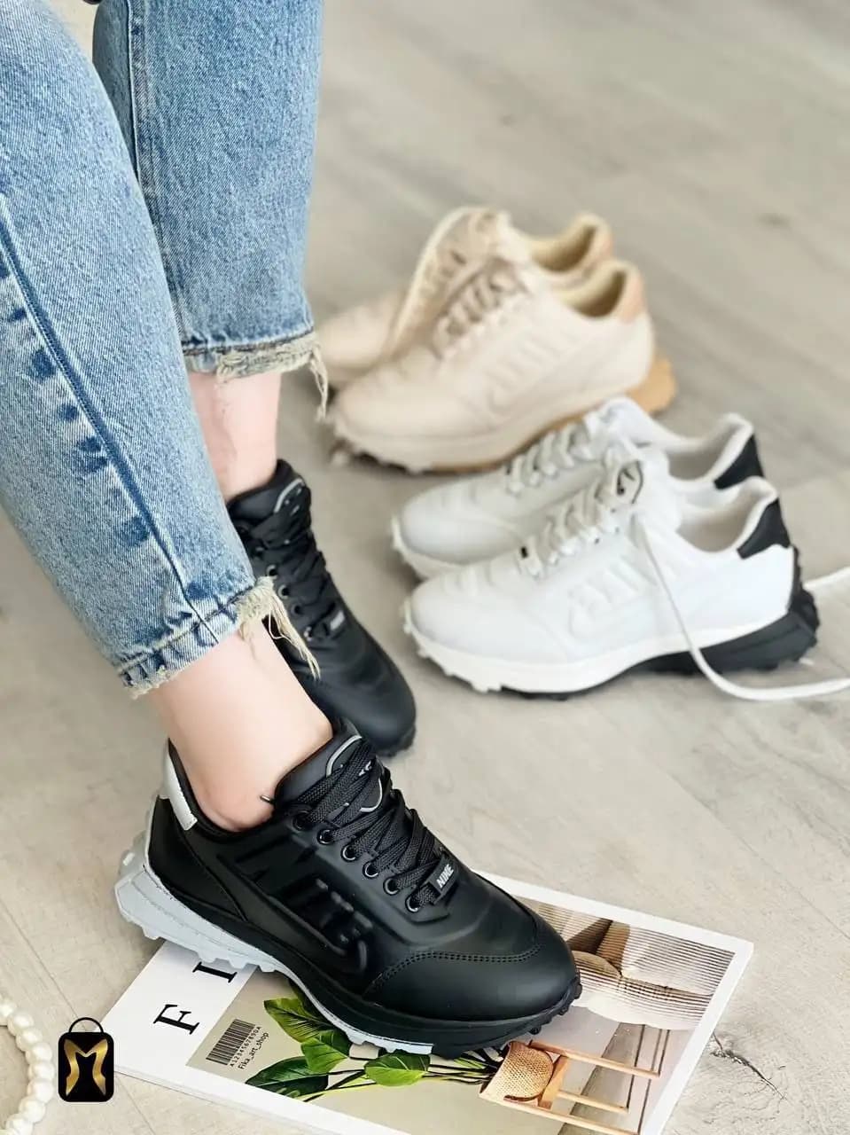 کتونی مدل NIKE (مشکی) کد 4596 — تصویر ۲
