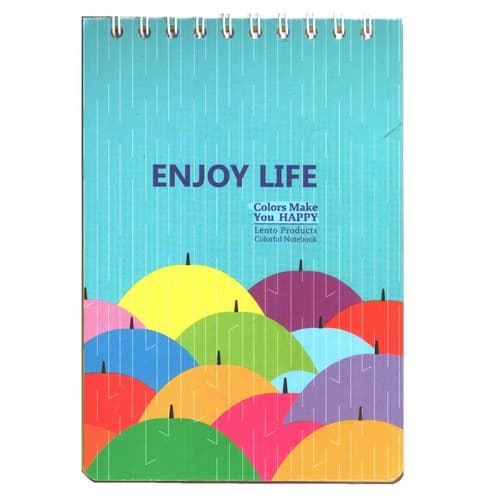دفتر نقطه ای سیمی لنتو (رنگی) (کد 3)