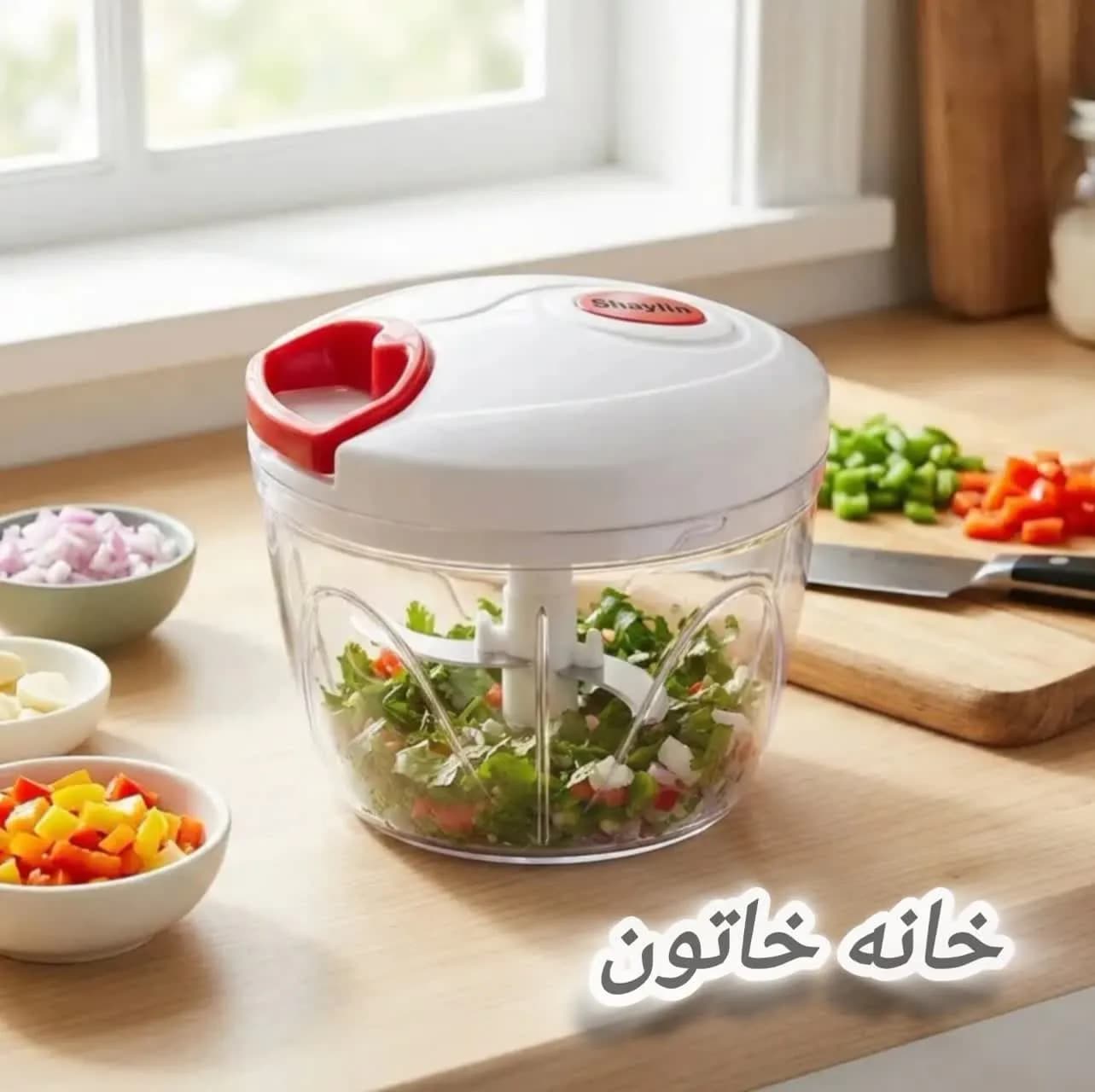 خردکن دستی نخی شایلین ۱ لیتری — تصویر ۷