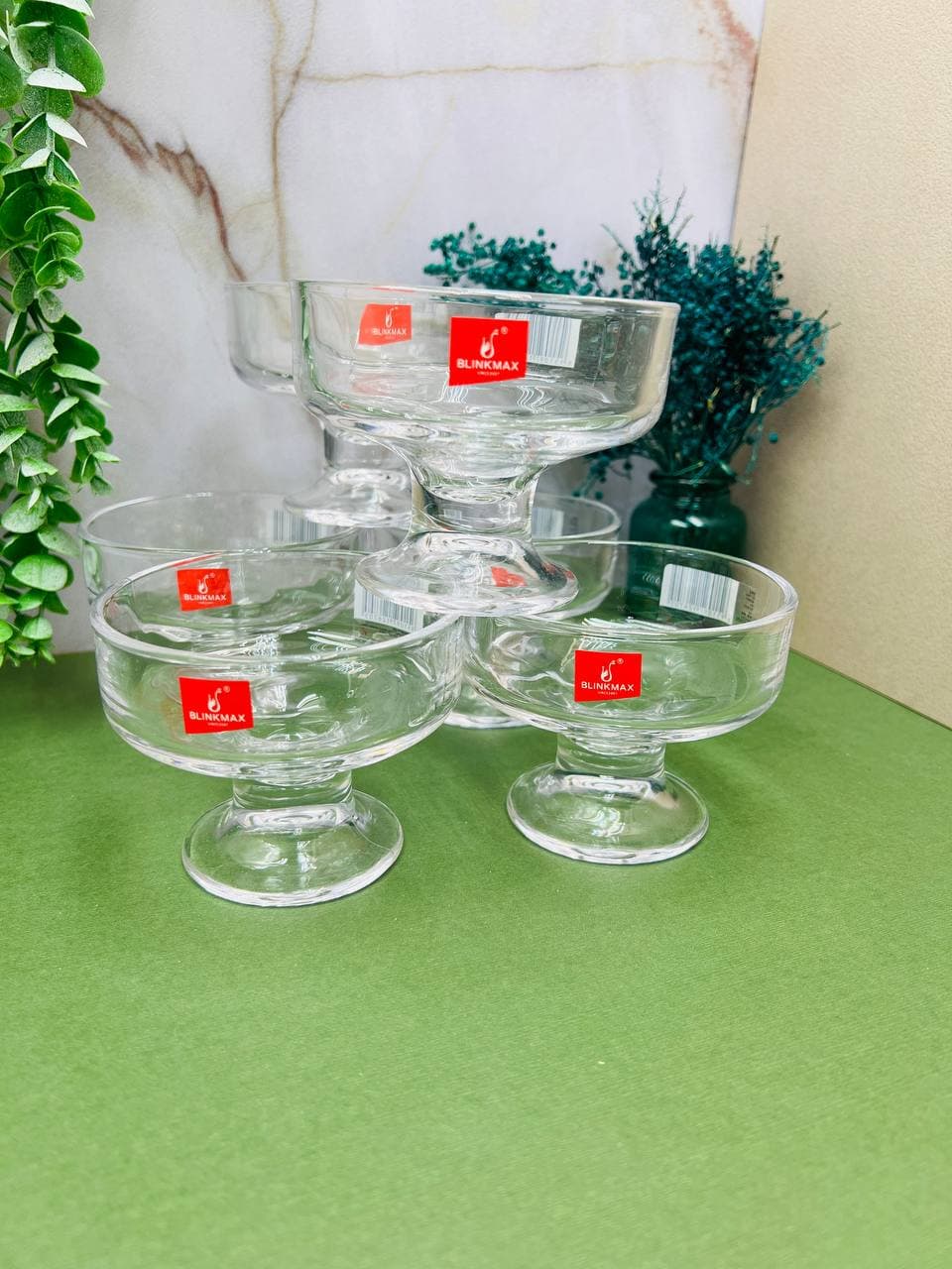 بستنی خوری بلور پایه دار بلینک مکس KTY6203