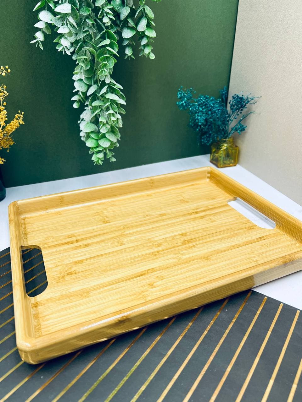 سینی چوبی بامبو کوچک bm127 — تصویر ۲