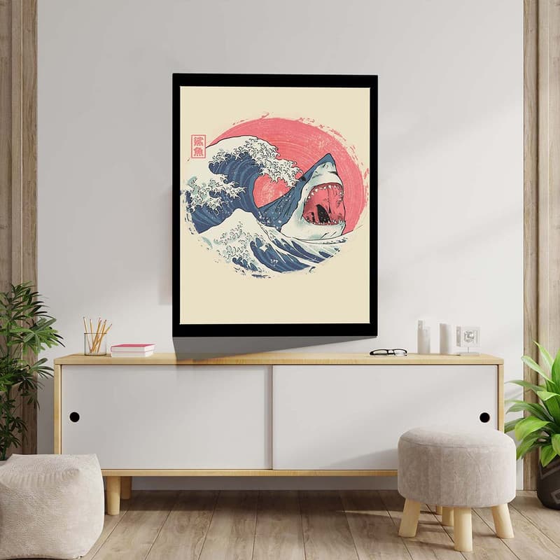 تابلو مدل GREAT WAVE کد F-7012 — تصویر ۴
