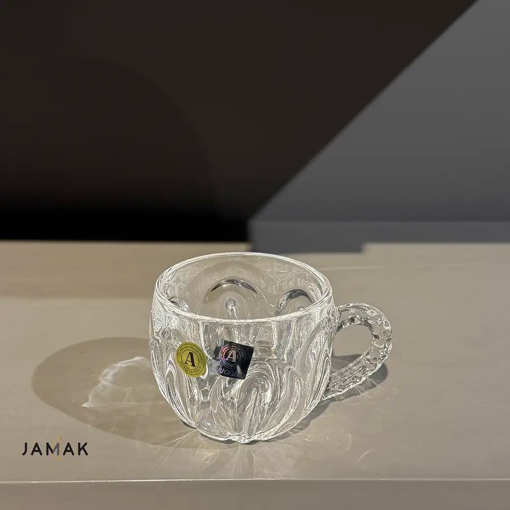 فنجان کریستال Jeymax طرح آپولو بسته 6 عددی — تصویر ۲