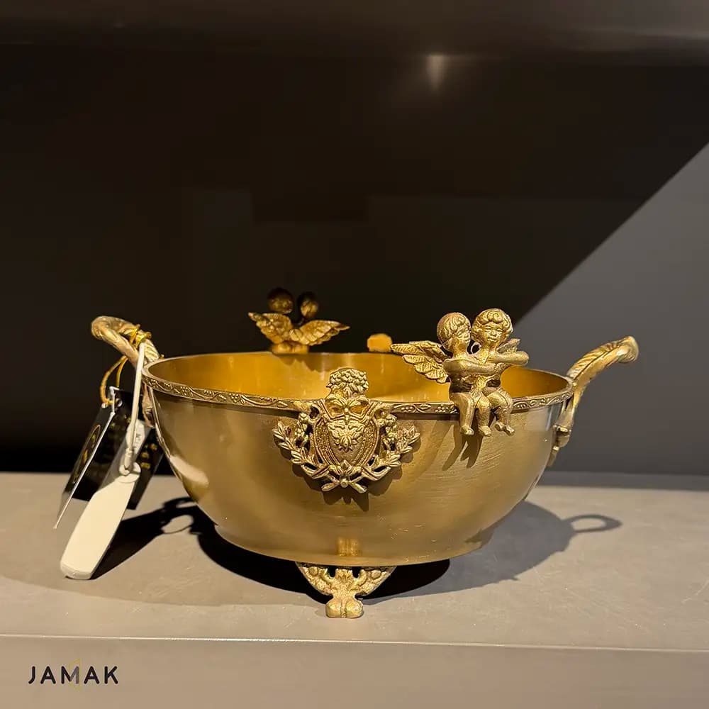 شکلات خوری برنجی دو فرشته ریور کد 24520