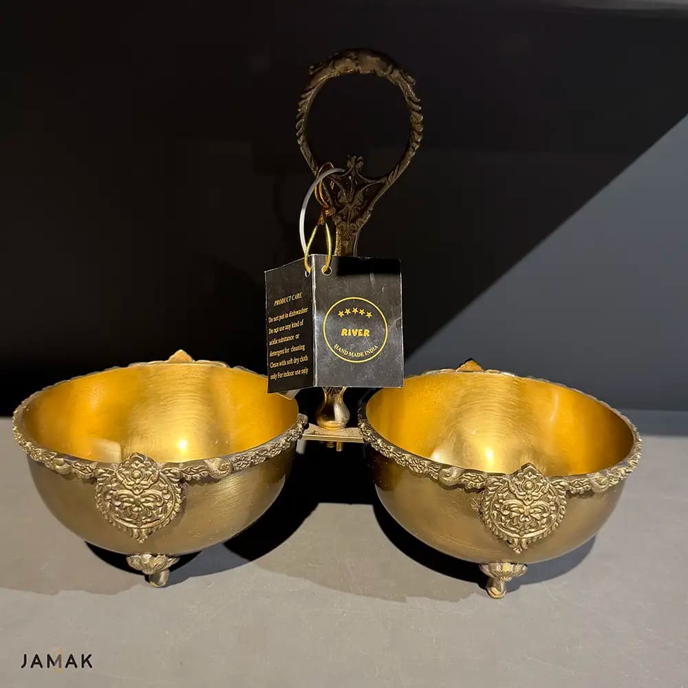 اردو خوری برنجی شاه عباسی ریور کد 24717