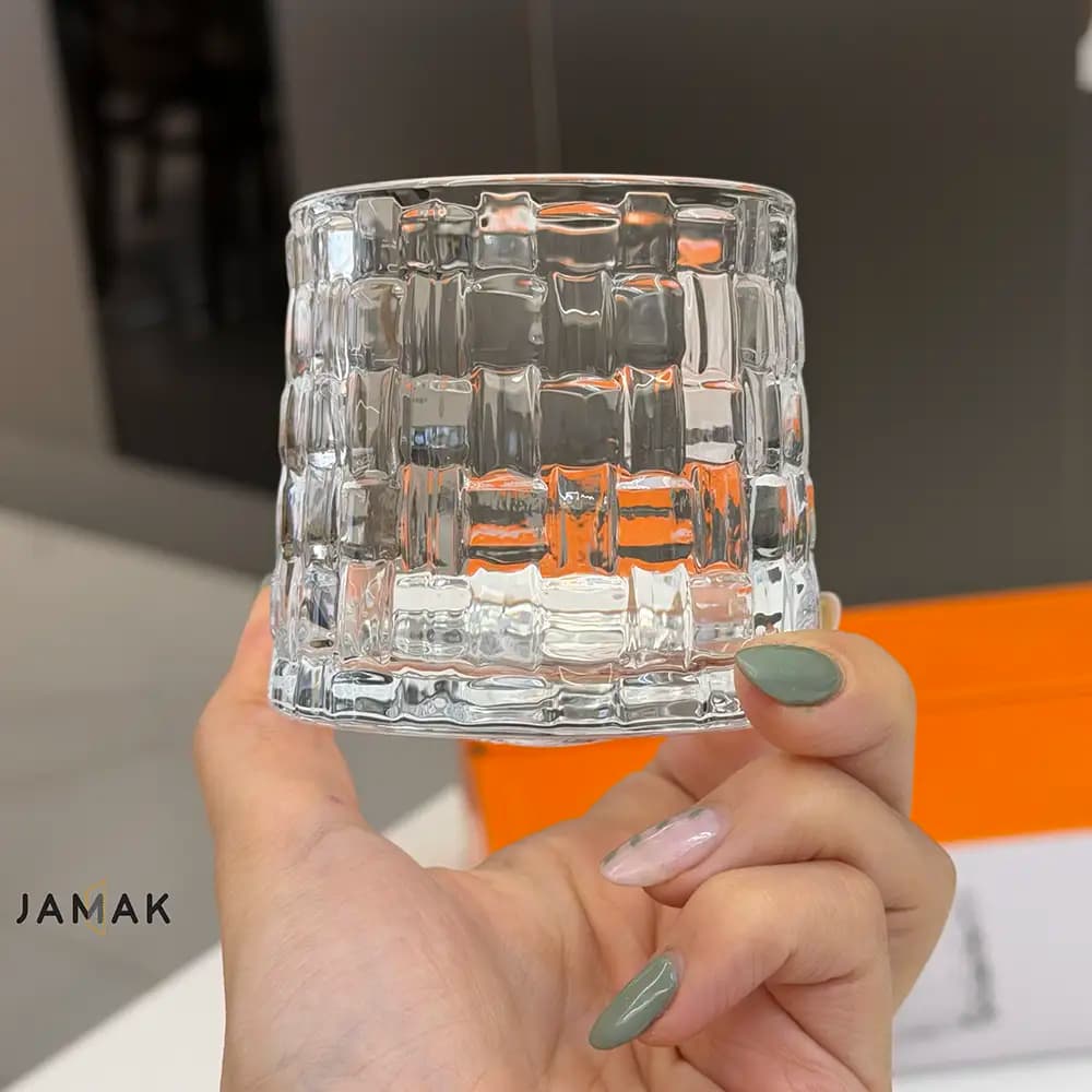 نیم لیوان چرخشی Deli Glass – یک عددی — تصویر ۳