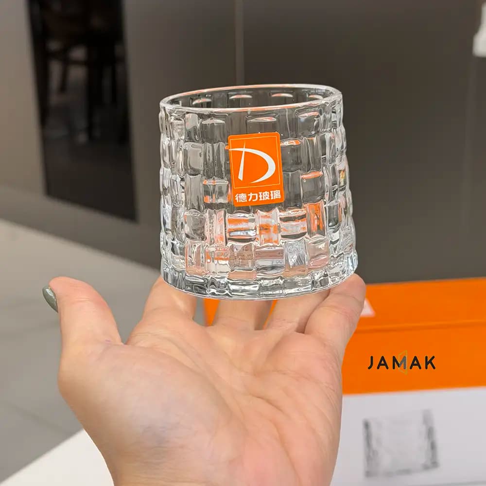 نیم لیوان چرخشی Deli Glass – یک عددی — تصویر ۲
