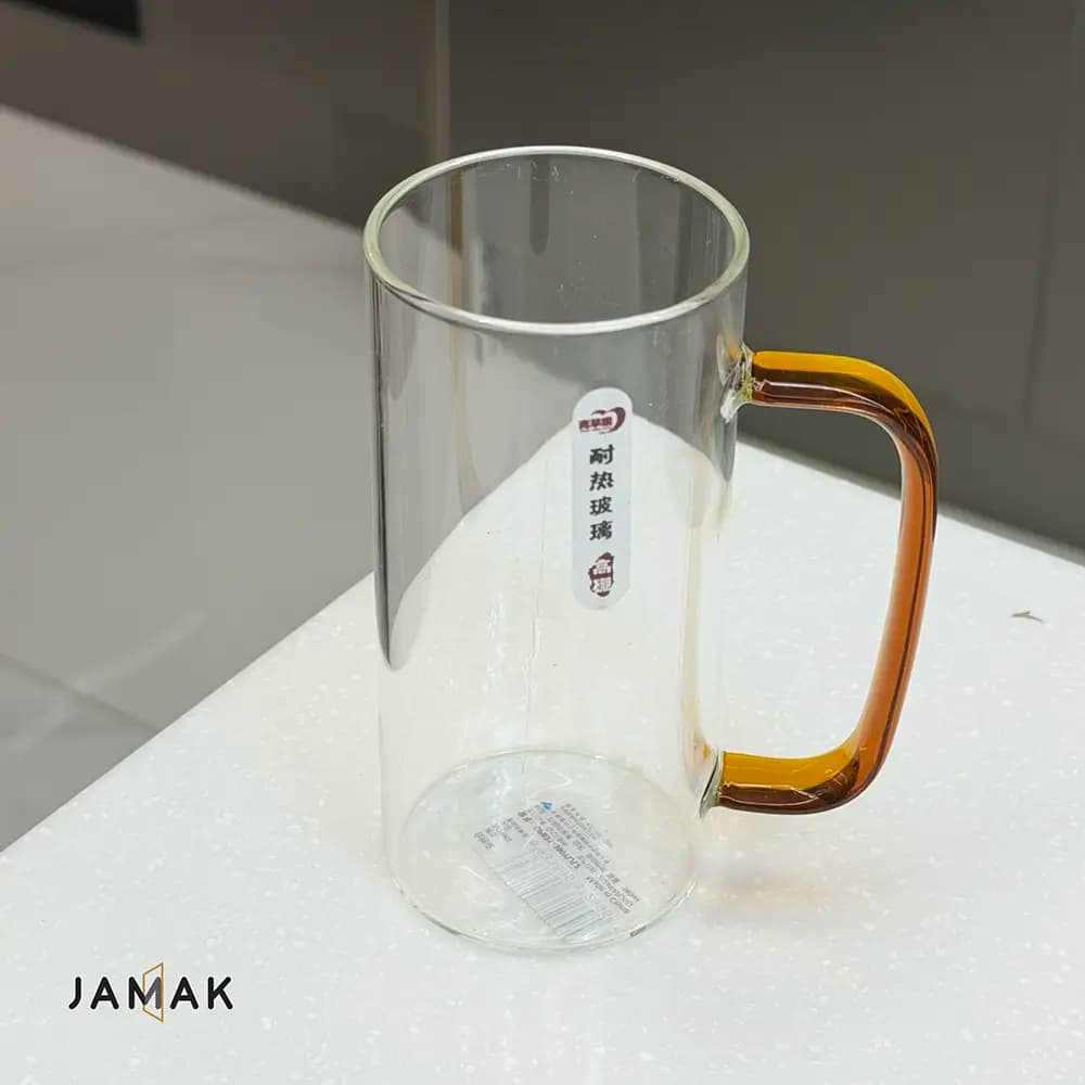 ليوان بلند دسته دار پيركس Deli Glassware – یک عددی — تصویر ۳