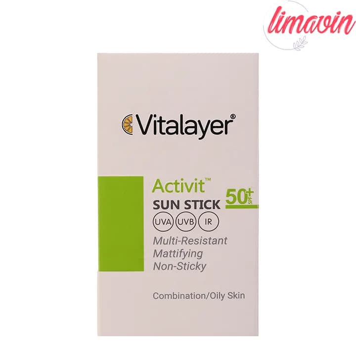 ضد آفتاب استیکی بی‌رنگ ویتالیر SPF 50 مدل اکتیویت مناسب پوست‌های مختلط و چرب وزن 15 گرم — تصویر ۲