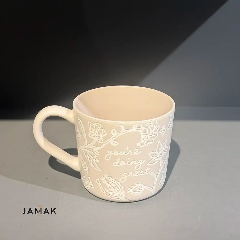 ماگ سرامیکی طرح لاتین – یک عددی — تصویر ۲