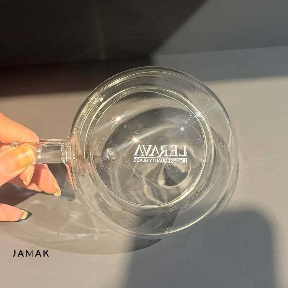 فنجان قهوه خوری دوجداره بزرگ lerava – یک عددی — تصویر ۵