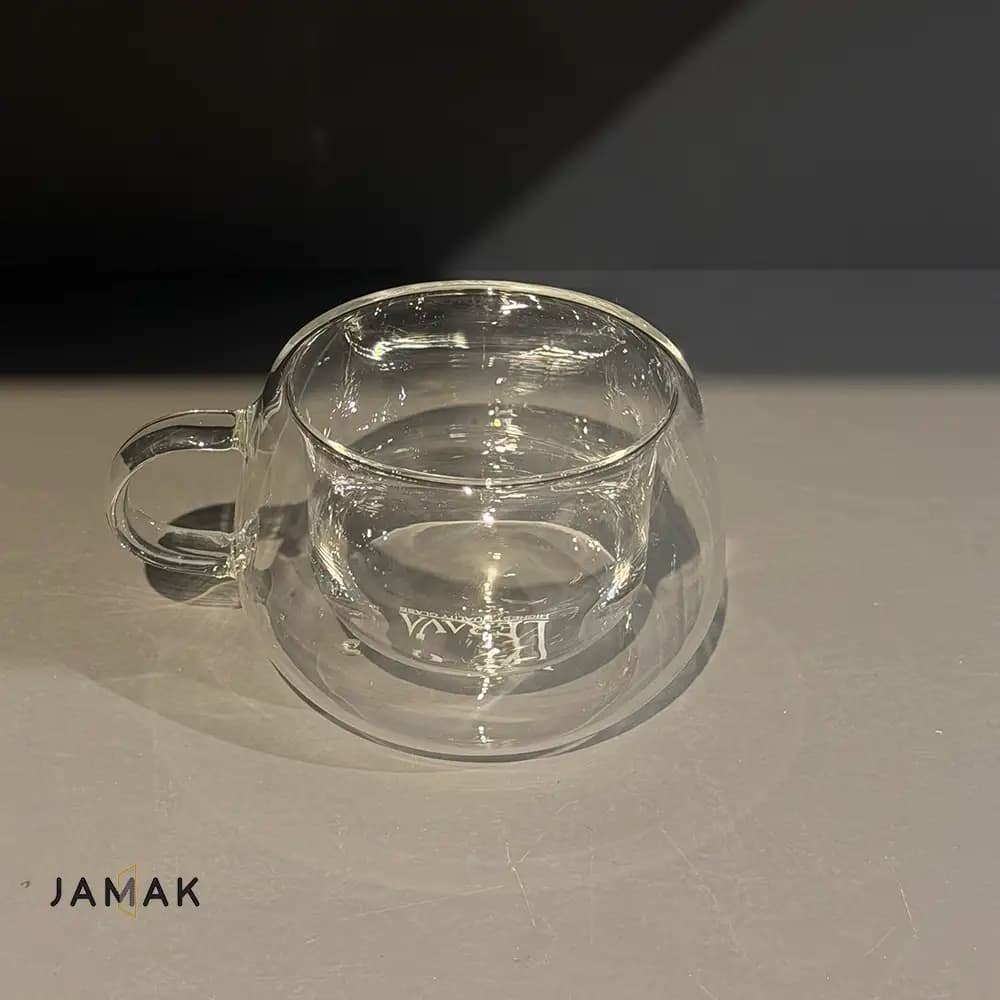 فنجان قهوه خوری دوجداره کوچک lerava – یک عددی — تصویر ۲