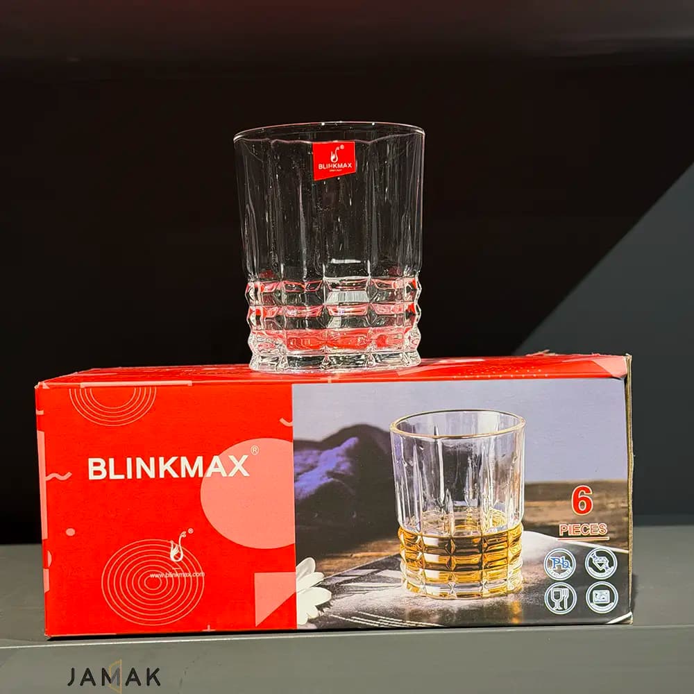 نیم لیوان بلینک مکس کد 6230B بسته 6 عددی
