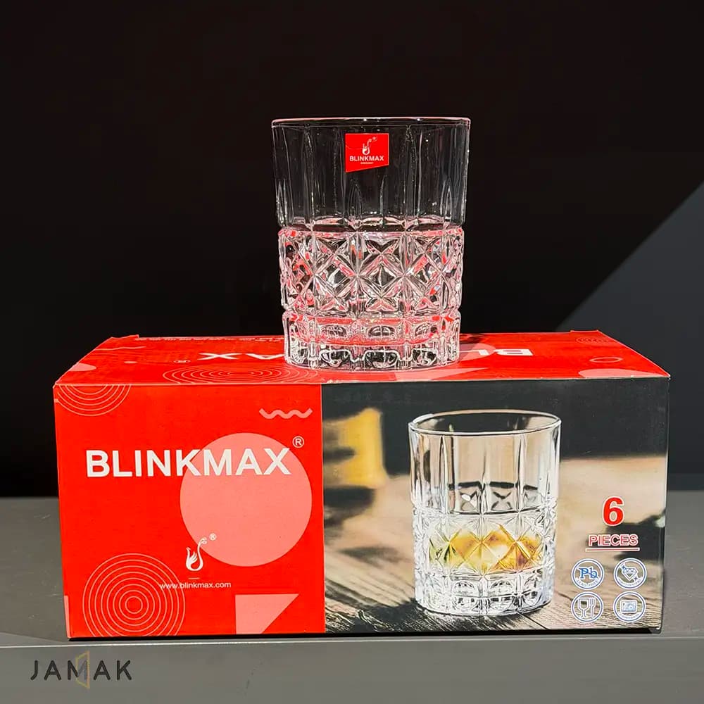 نیم لیوان بلینک مکس کد 6230C بسته 6 عددی