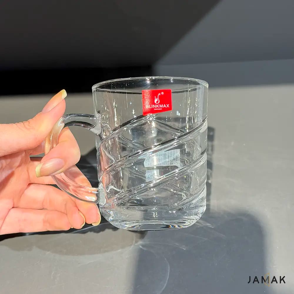 فنجان چای خوری بلینک مکس مدل محک خطی کد 10-04 بسته 6 عددی — تصویر ۴
