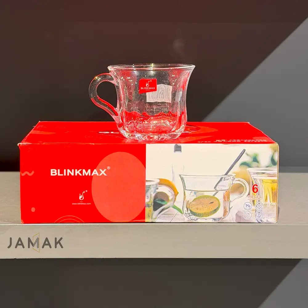 فنجان چای خوری بلینک مکس مدل لانتانا کد 60 بسته 6 عددی