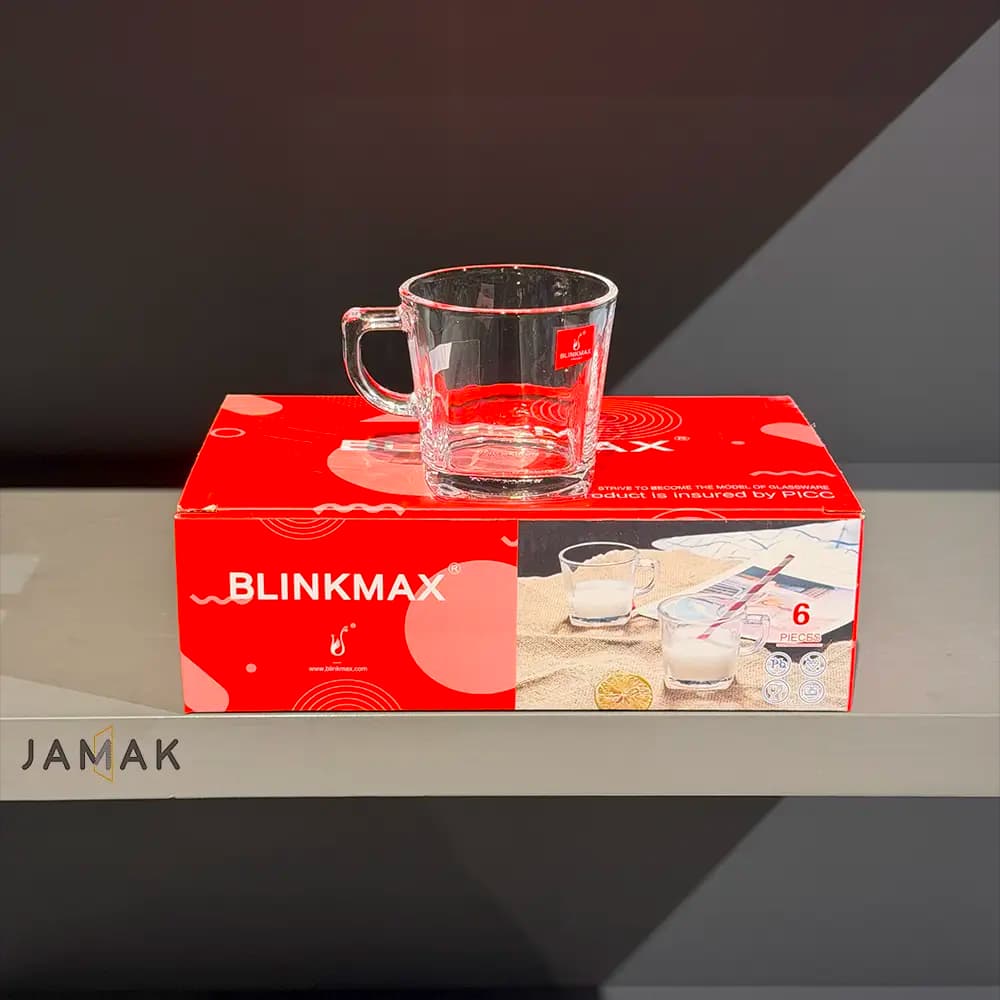 فنجان چای خوری بلینک مکس مدل کار کد 89 بسته 6 عددی