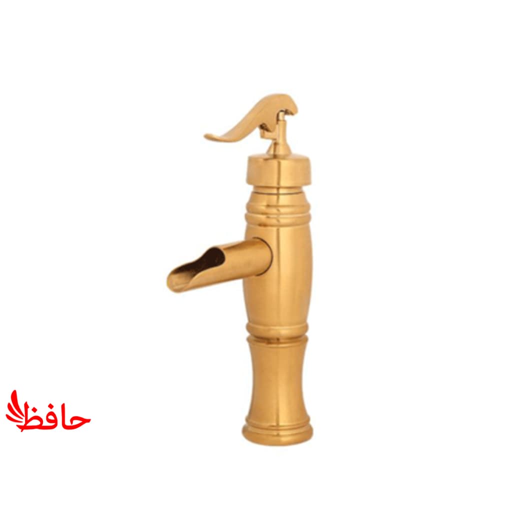 شیر روشویی سمپو مدل پویان طلایی مات