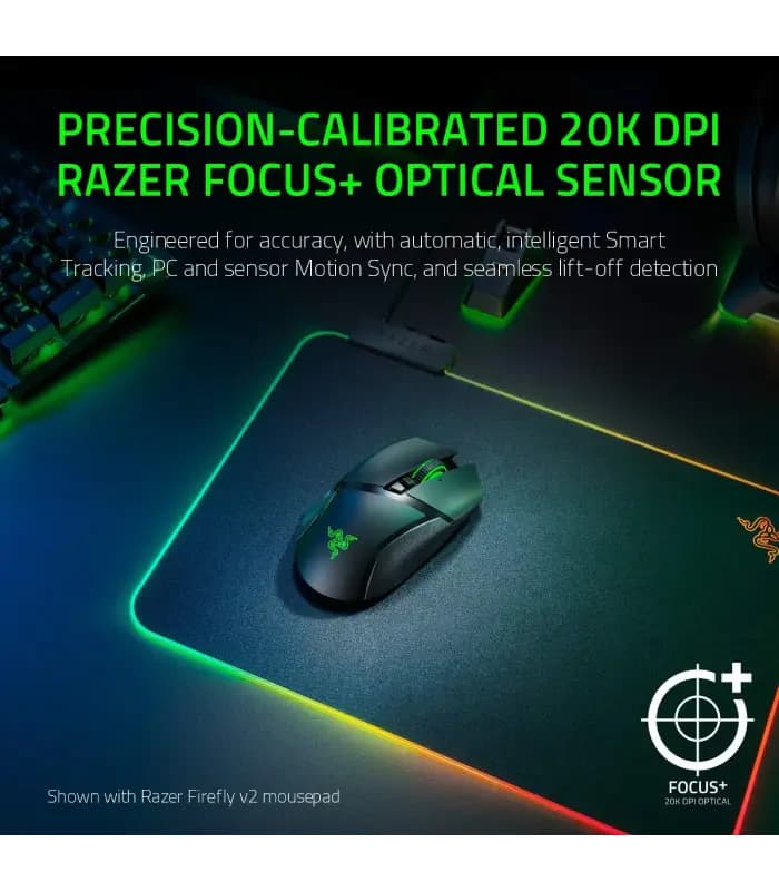 ماوس گیمینگ ریزر مدل Basilisk Ultimate HyperSpeed بی‌سیم — تصویر ۴