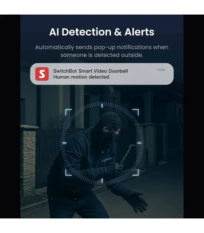 درب بازکن تصویری هوشمند بی‌سیم SwitchBot مدل SwitchBot Video Doorbell — تصویر ۵