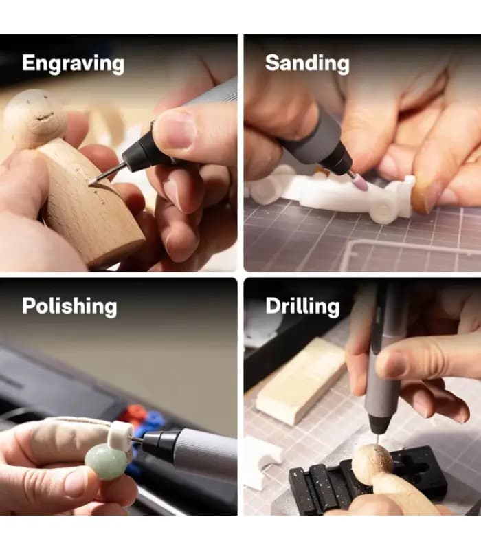 کیت ابزار چرخشی 38 تکه هوتو مدل Hoto Mini Rotary Tool Kit — تصویر ۵