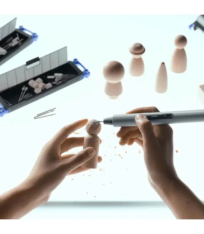 کیت ابزار چرخشی 38 تکه هوتو مدل Hoto Mini Rotary Tool Kit — تصویر ۳