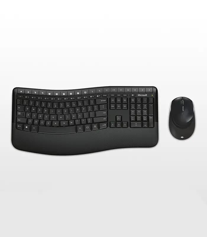 کیبورد و موس بی سیم مایکروسافت Microsoft Comfort Desktop 5050 (اصل)