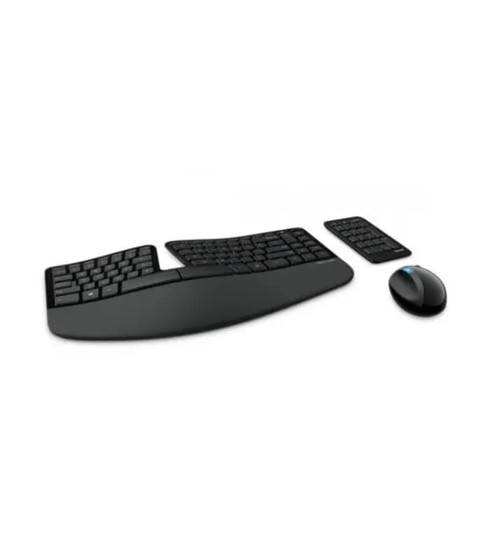 کیبورد و موس بی سیم Microsoft مدل Sculpt Ergonomic (اصل) — تصویر ۲