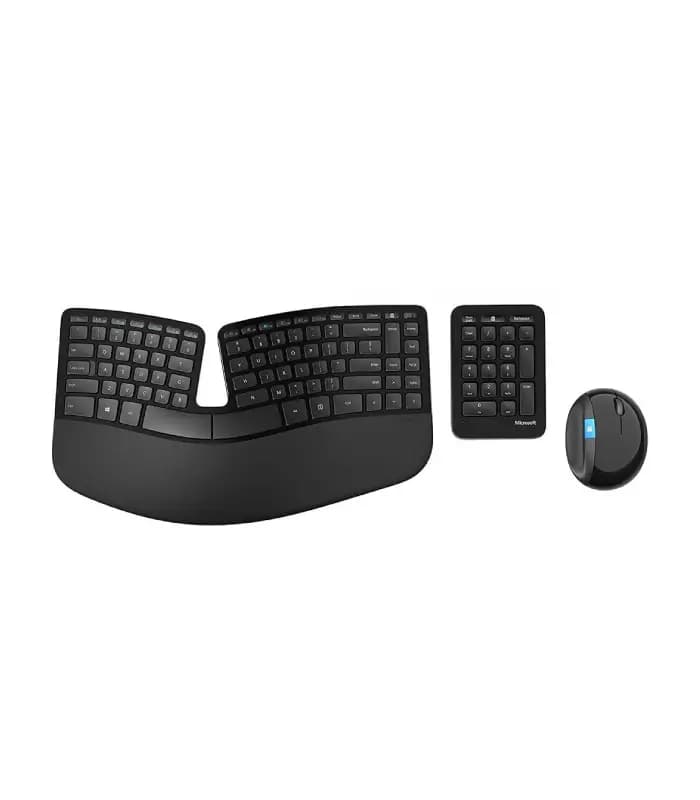 کیبورد و موس بی سیم Microsoft مدل Sculpt Ergonomic (اصل)