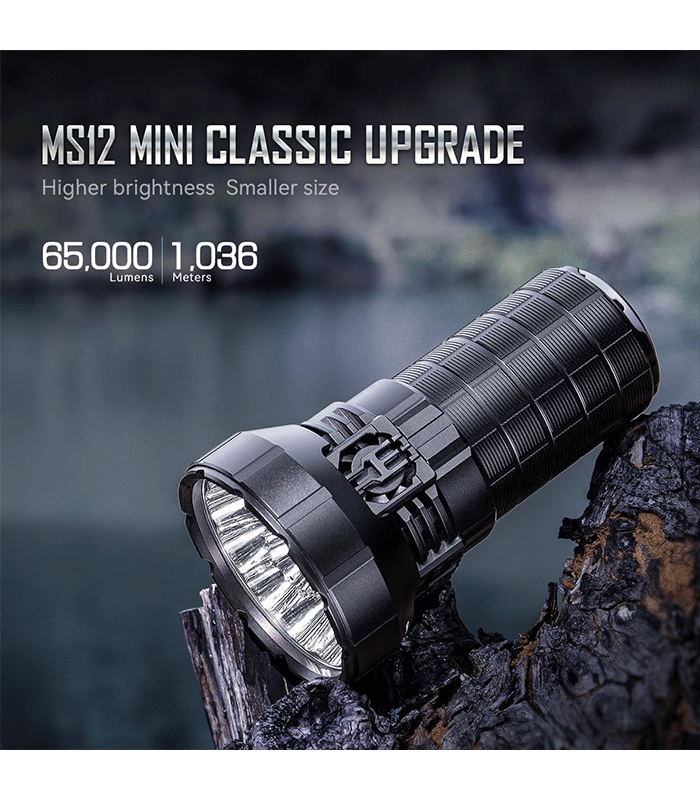 چراغ قوه و نور افکن حرفه ای ایمالنت مدل MS12 Mini — تصویر ۷