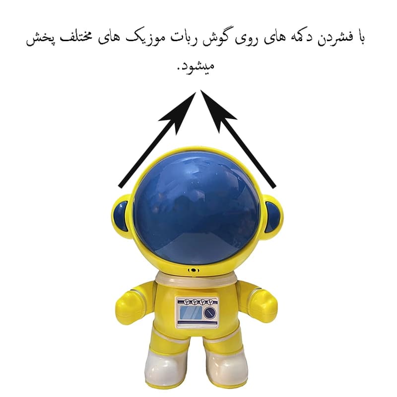 اسباب بازی ناب سل طرح فضانورد کد 168-10T1 — تصویر ۶