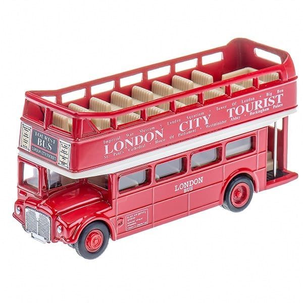 ماشین بازی اتوبوس بدون سقف ولی ناب سل لندن مدل London Bus 1