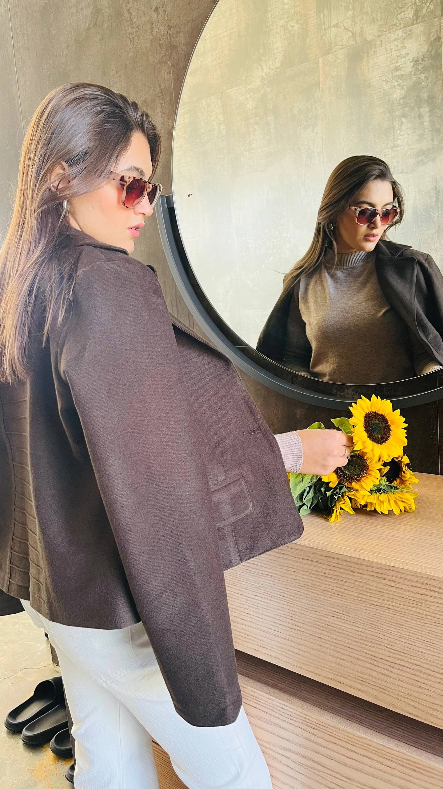 کت چارمین قهوه ای فوتر آستردار _116G — تصویر ۲