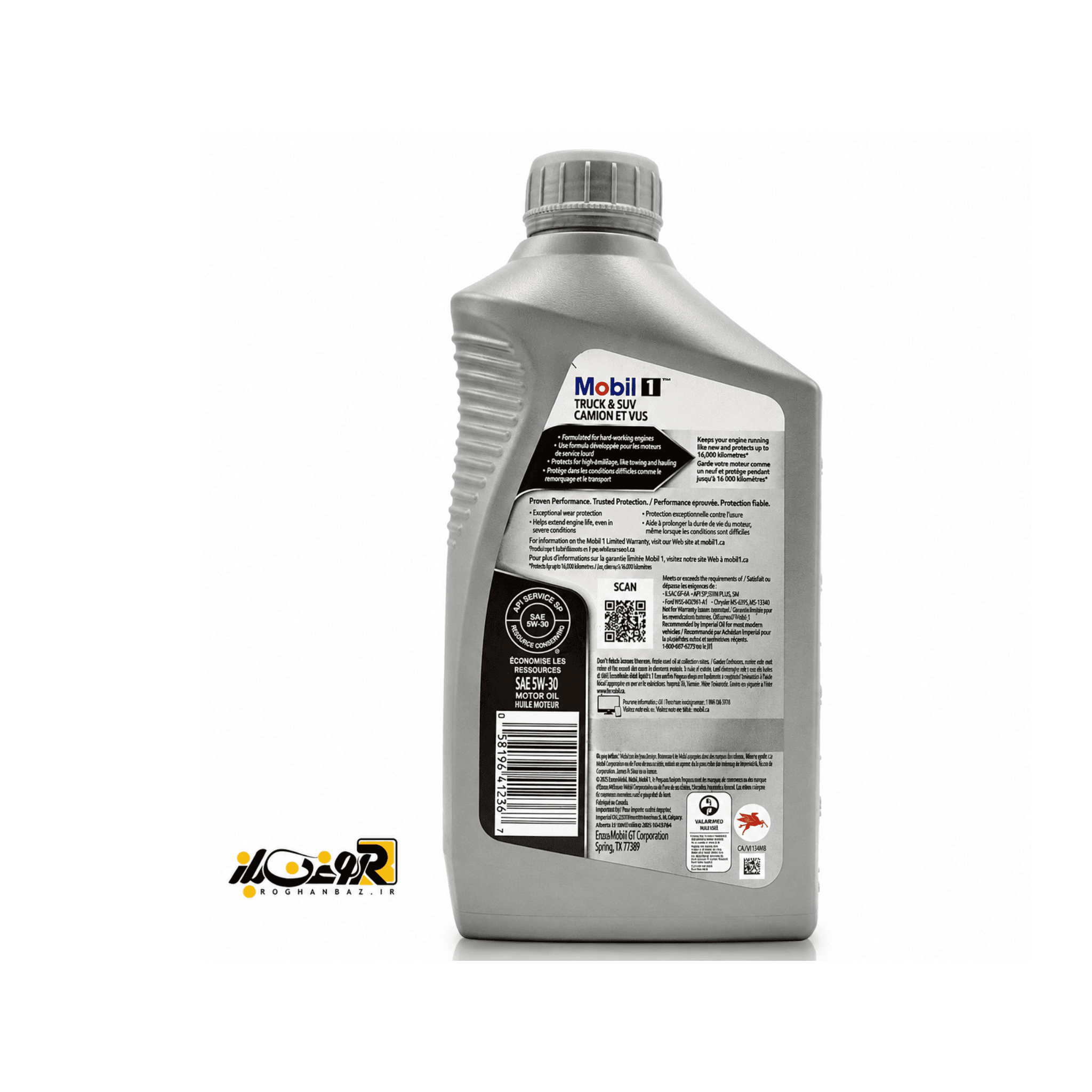 روغن موتور موبیل وان 5w-30 TRUCK & SUV — تصویر ۲