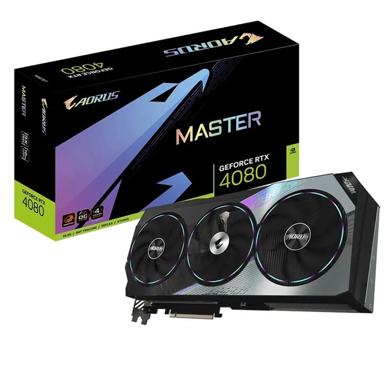 کارت گرافیک گیگابایت GIGABYTE GeForce RTX 4080 16GB GDDR6X 256Bit استوک — تصویر ۲