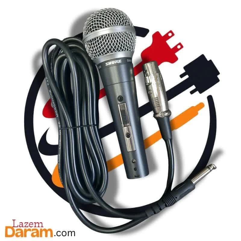 میکروفون داینامیک حرفه‌ای شور (SHURE) مدل SM58 | استاندارد جهانی صدا