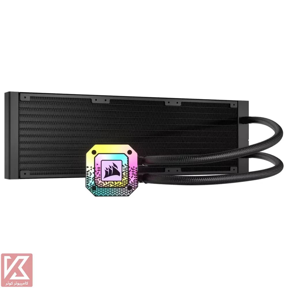 خنک کننده پردازنده سفید کورسیر iCUE H150i ELITE CAPELLIX XT — تصویر ۸
