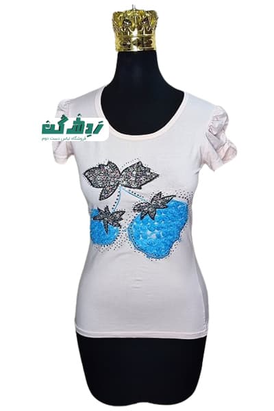 تیشرت نخی زنانه دست دوم