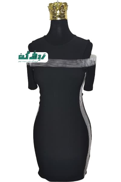پیراهن مهمانی کرپ و تور زنانه دست دوم