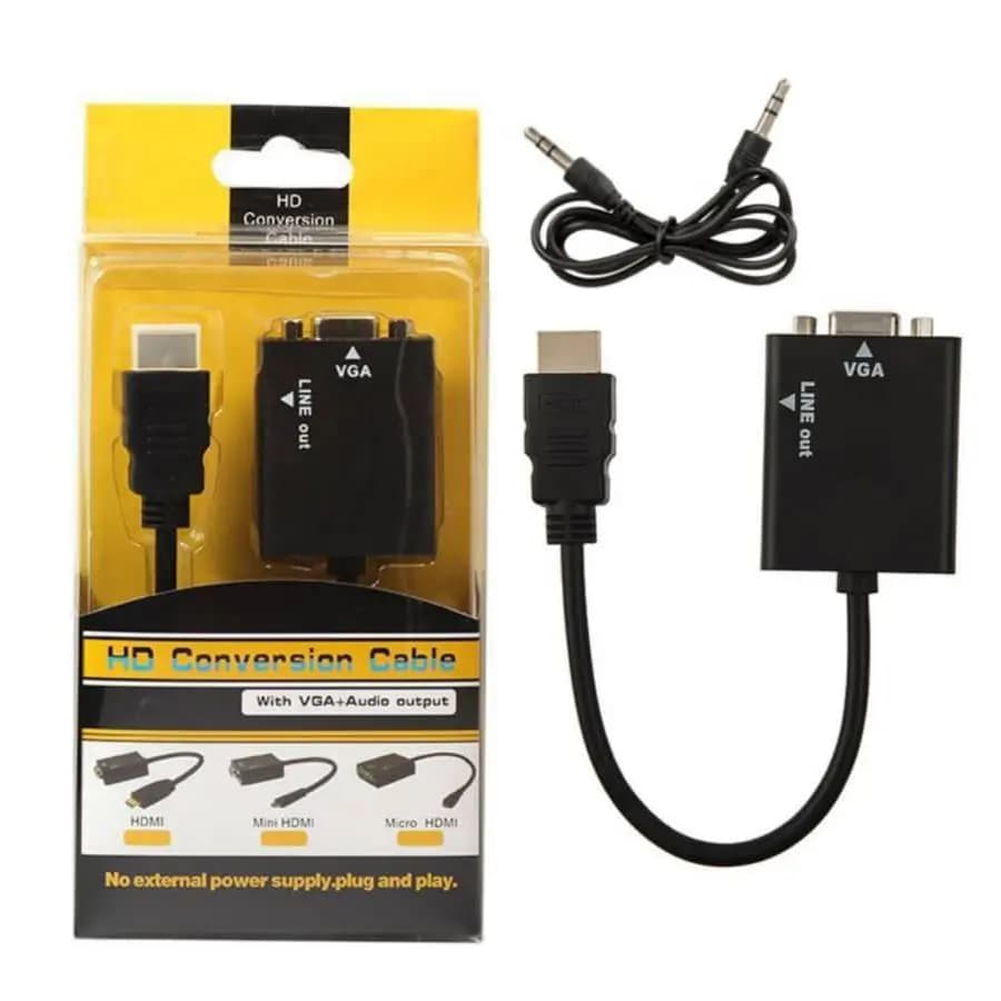 تبدیل صدادار OSCAR HDMI TO VGA پک طلقی