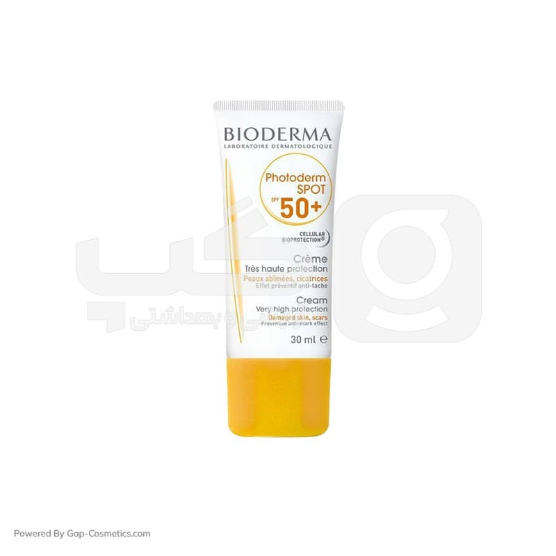 کرم ضد آفتاب بی رنگ بایودرما BIODERMA مدل فتودرم اسپات PHOTODERM SPOT حجم 30 میلی لیتر