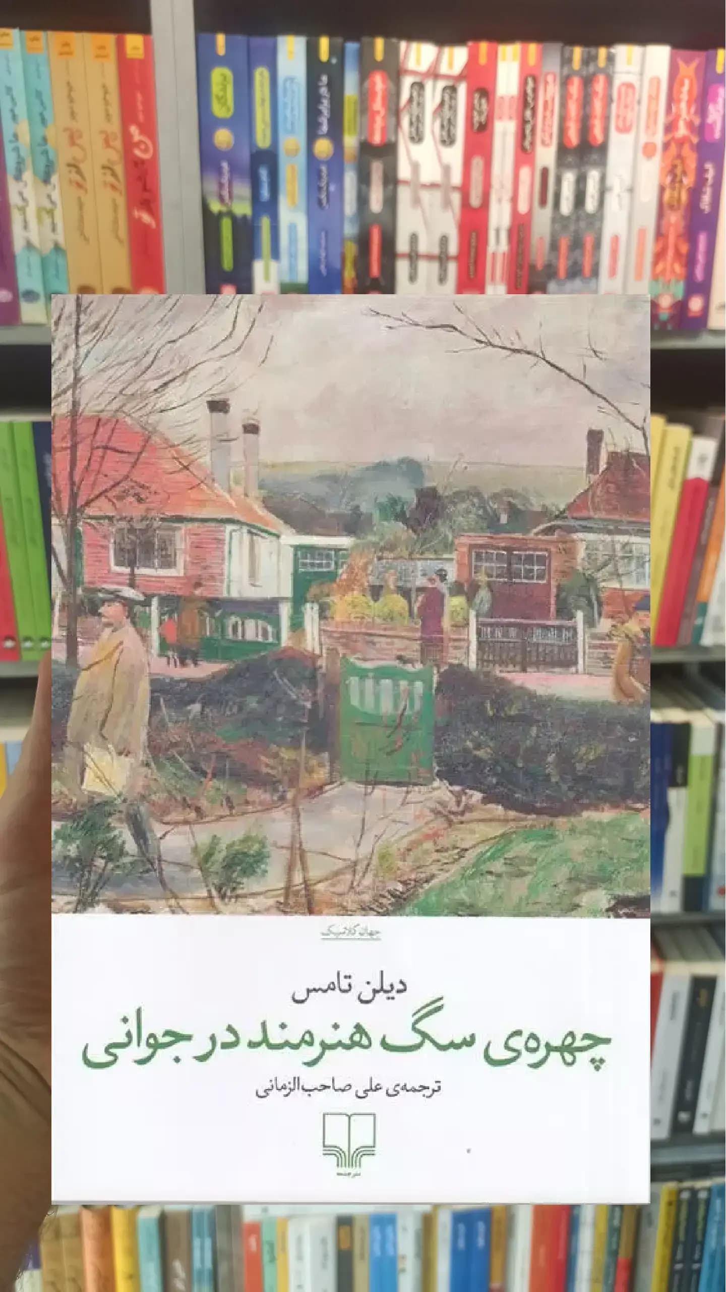 چهره ی سگ هنرمند در جوانی چشمه