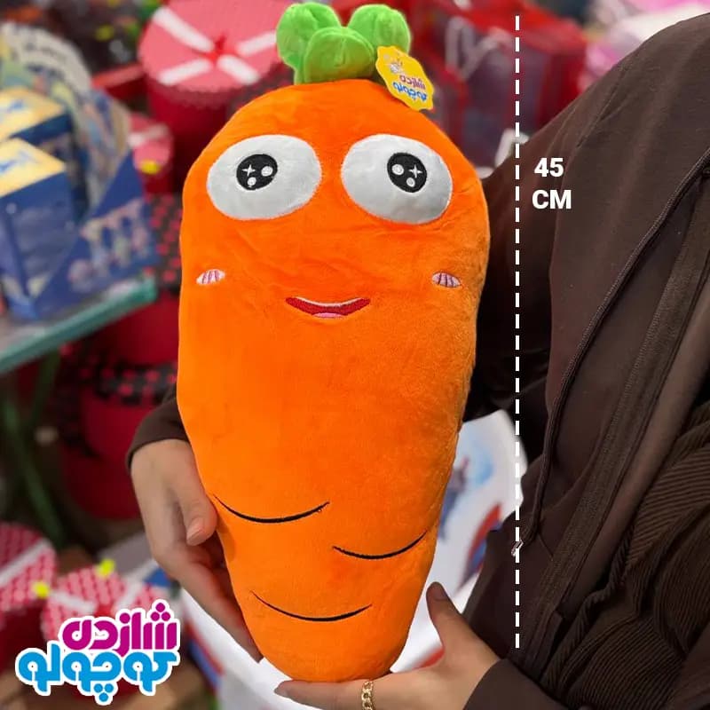 عروسک هویج چشم قلمبه اورجینال — تصویر ۲
